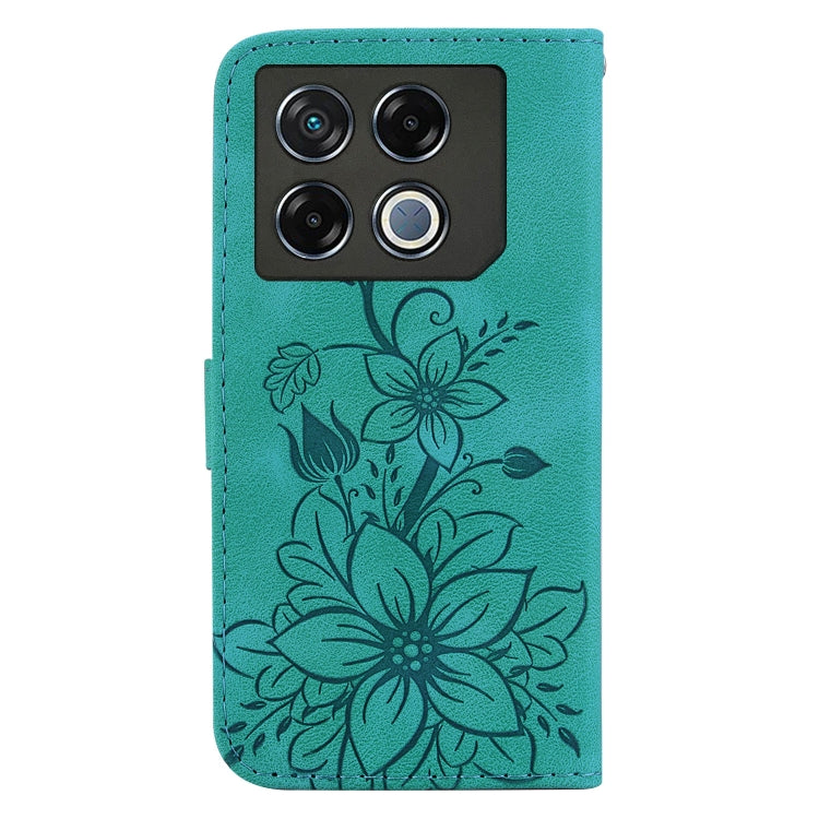 For Infinix GT 20 Pro 5G Lily Embossed Leather Phone Case