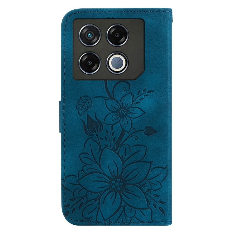 For Infinix GT 20 Pro 5G Lily Embossed Leather Phone Case