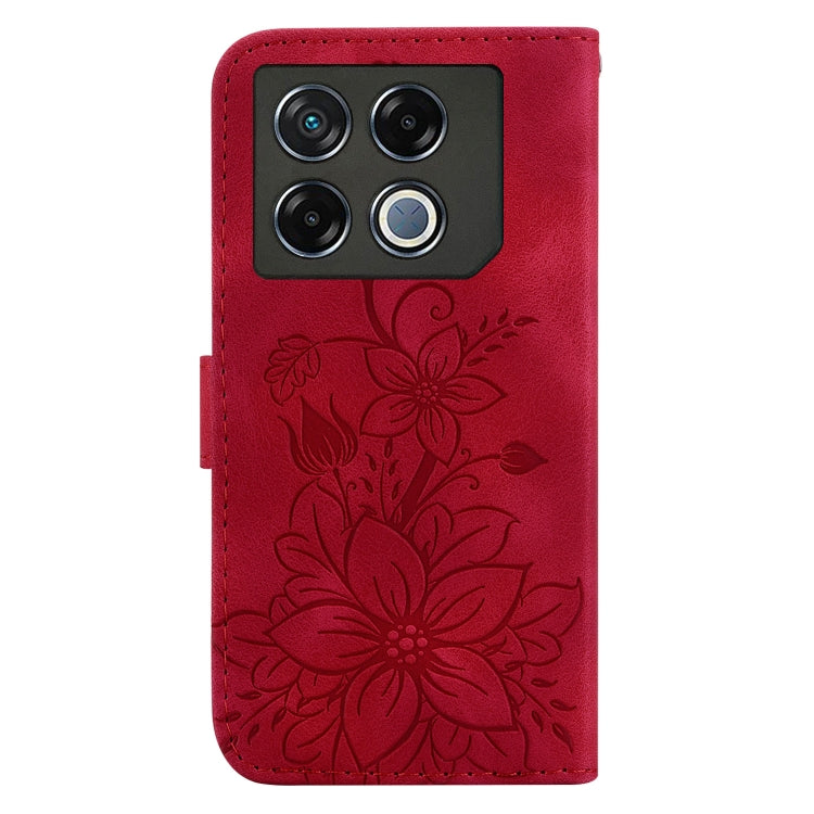 For Infinix GT 20 Pro 5G Lily Embossed Leather Phone Case