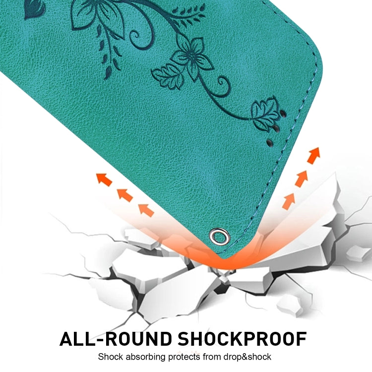 For Infinix Note 40 Pro+ 5G Lily Embossed Leather Phone Case