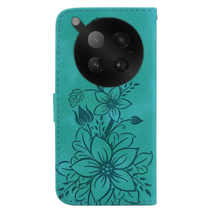 For Infinix Zero 40 4G / 5G Lily Embossed Leather Phone Case