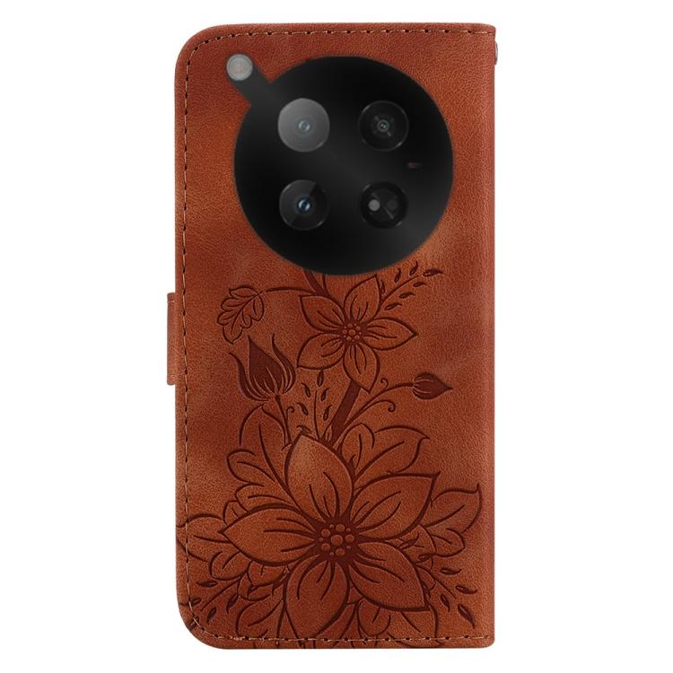 For Infinix Zero 40 4G / 5G Lily Embossed Leather Phone Case
