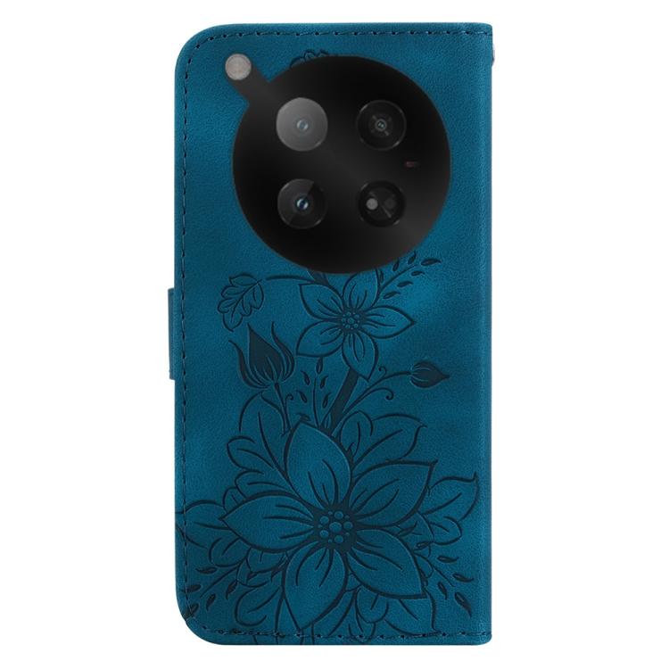 For Infinix Zero 40 4G / 5G Lily Embossed Leather Phone Case