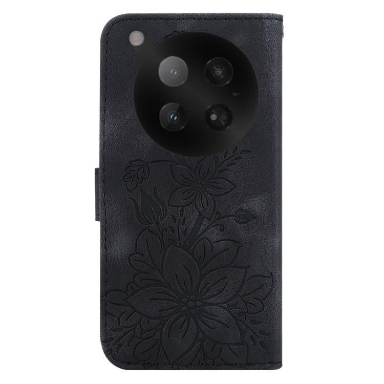 For Infinix Zero 40 4G / 5G Lily Embossed Leather Phone Case
