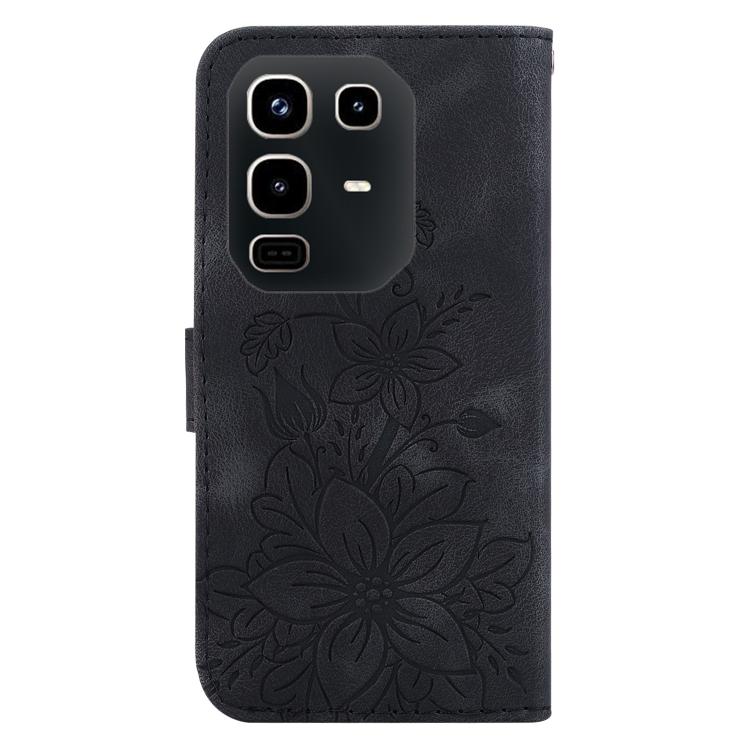For Infinix Note 50 4G / Note 50 Pro 4G Lily Embossed Leather Phone Case