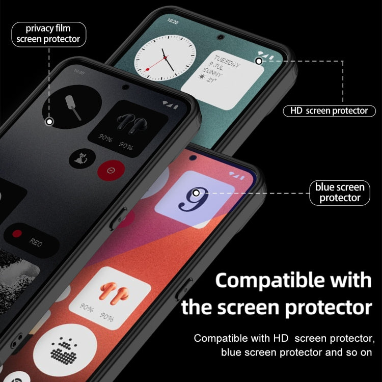 For Nothing CMF Phone 1 Armor Clear TPU Hard PC Phone Case