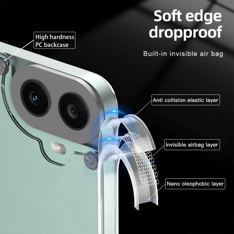 For Nothing CMF Phone 1 Armor Clear TPU Hard PC Phone Case
