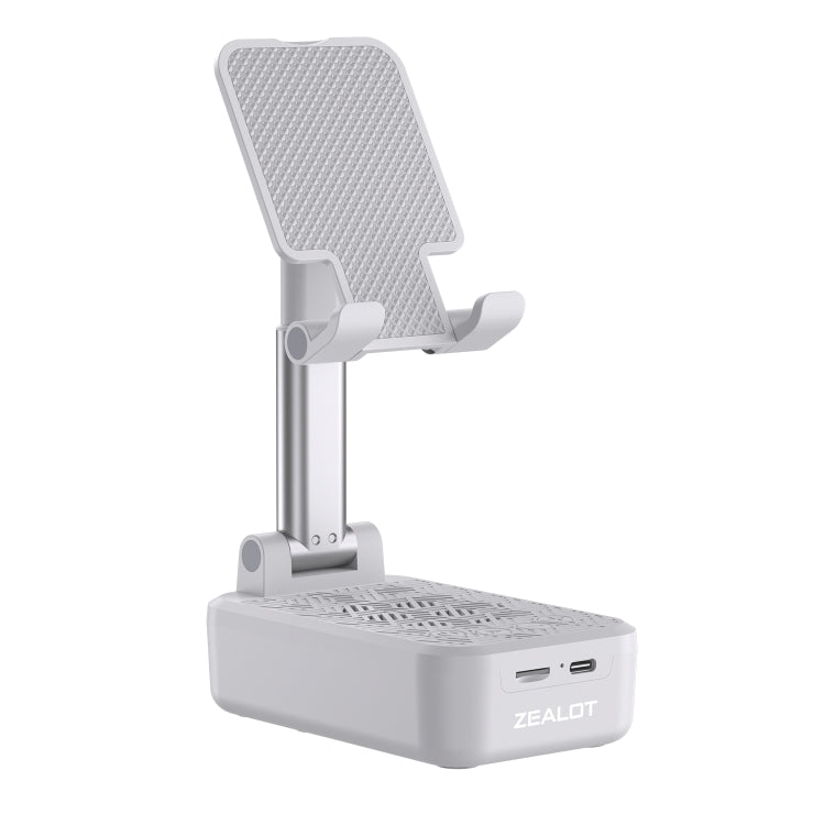 Zealot Z7 2 in 1 Foldable Phone Holder with Wireless Bluetooth Speaker