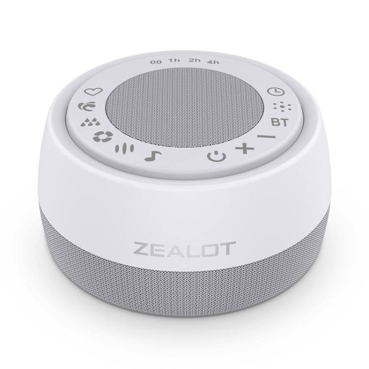 Zealot Z5 White Noise Wireless Bluetooth Speaker(White)