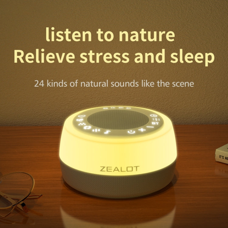 Zealot Z5 White Noise Wireless Bluetooth Speaker(White)