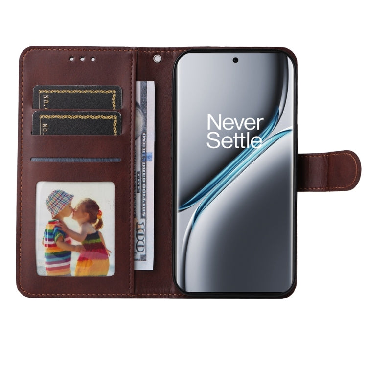 For OnePlus Ace 3 Pro Classic Calf Texture Flip Leather Phone Case