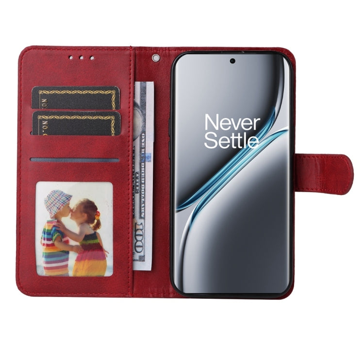 For OnePlus Ace 3 Pro Classic Calf Texture Flip Leather Phone Case