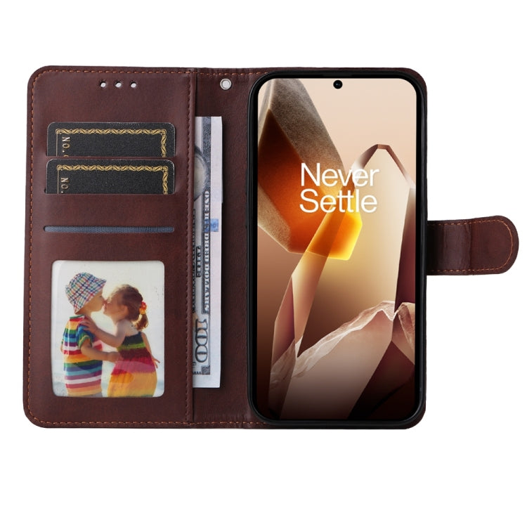 For OnePlus 13 Classic Calf Texture Flip Leather Phone Case
