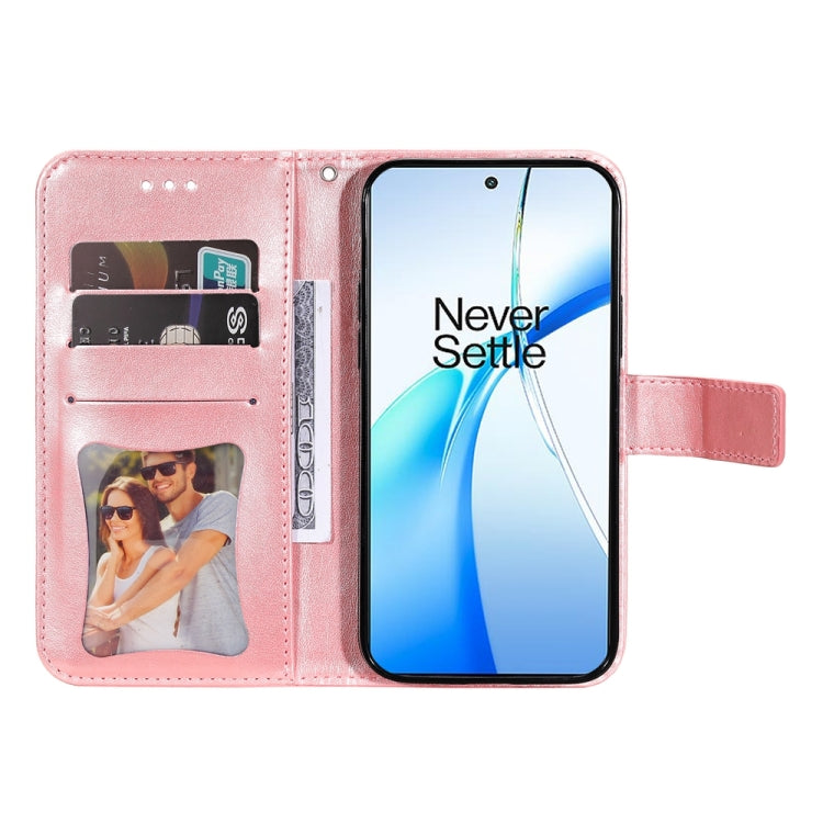 For OnePlus Nord CE4 Seven-petal Flowers Embossing Leather Phone Case