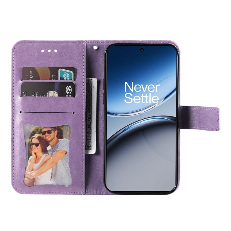 For OnePlus Nord 4 Seven-petal Flowers Embossing Leather Phone Case