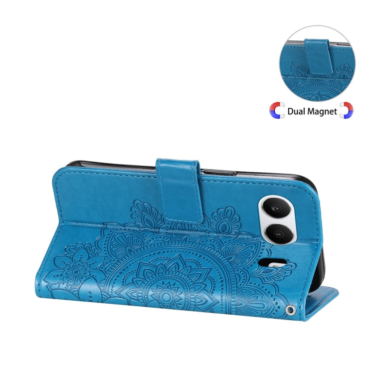 For OnePlus Nord 4 Seven-petal Flowers Embossing Leather Phone Case