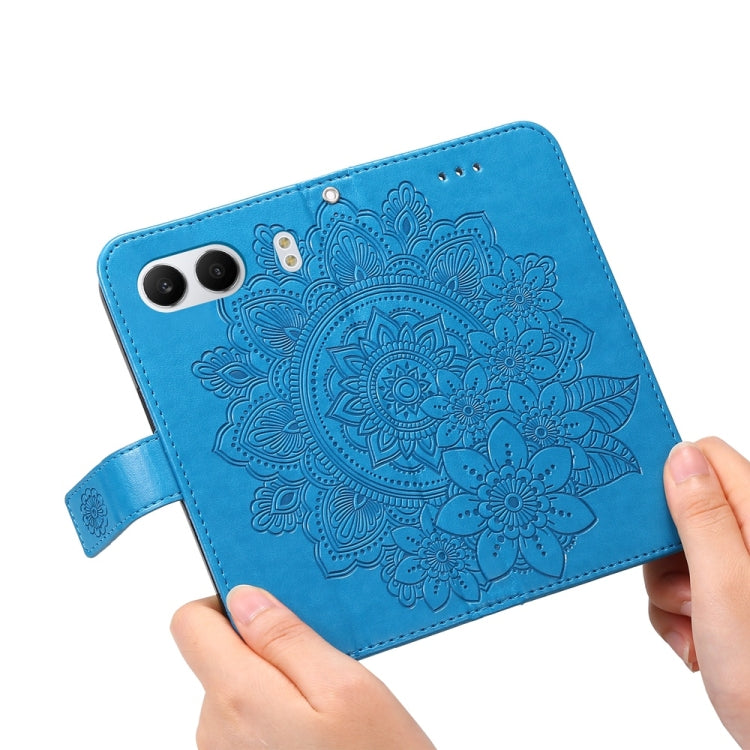 For OnePlus Nord 4 Seven-petal Flowers Embossing Leather Phone Case