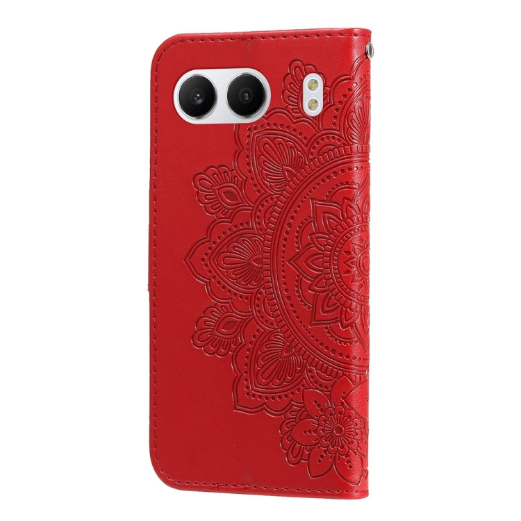 For OnePlus Nord 4 Seven-petal Flowers Embossing Leather Phone Case
