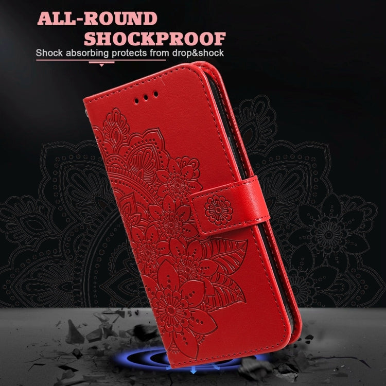 For OnePlus Nord 4 Seven-petal Flowers Embossing Leather Phone Case