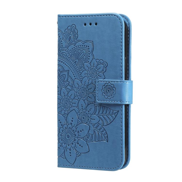For OnePlus 15 Seven-petal Flowers Embossing Leather Phone Case