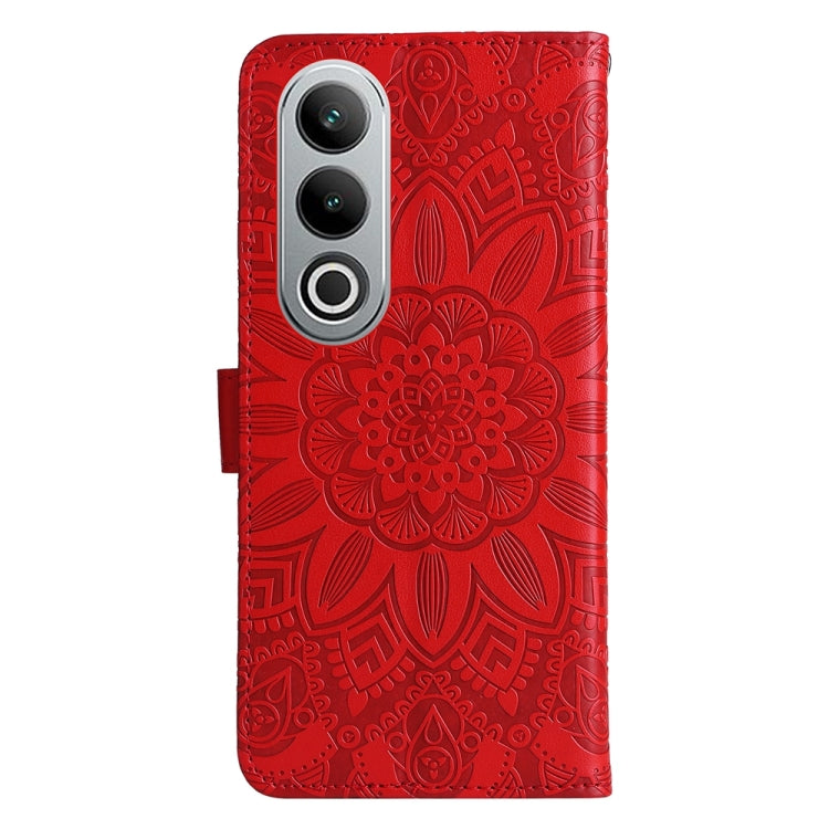 For OnePlus Nord CE4 Embossed Sunflower Leather Phone Case