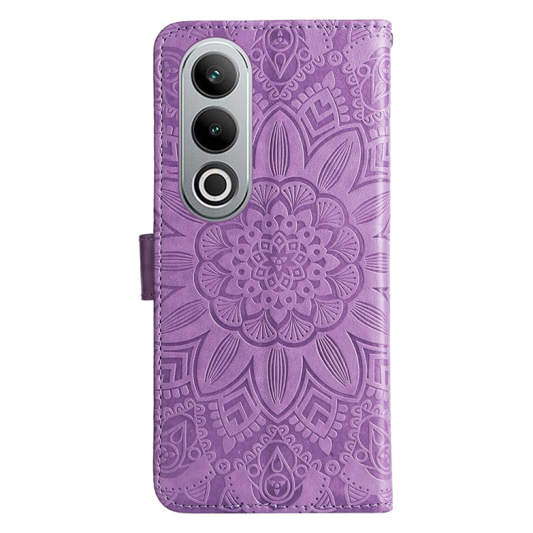 For OnePlus Nord CE4 Embossed Sunflower Leather Phone Case