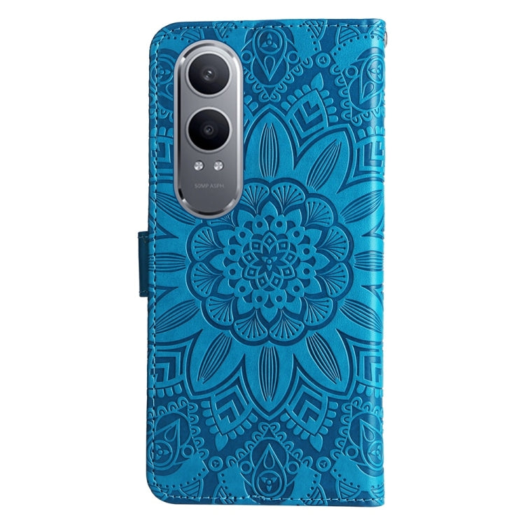 For OnePlus Nord CE4 Lite Embossed Sunflower Leather Phone Case
