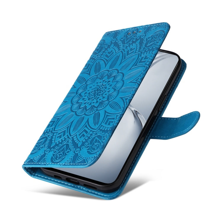 For OnePlus Nord CE4 Lite Embossed Sunflower Leather Phone Case