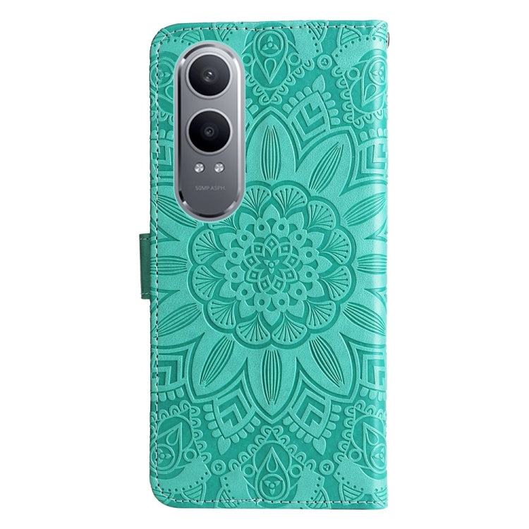 For OnePlus Nord CE4 Lite Embossed Sunflower Leather Phone Case