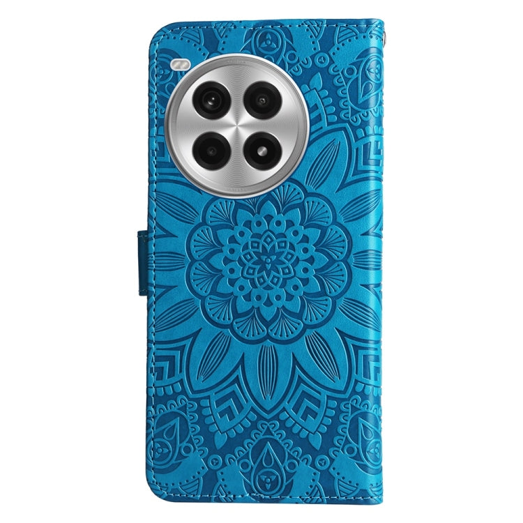 For OnePlus Ace 3 Pro Embossed Sunflower Leather Phone Case