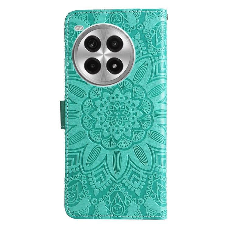 For OnePlus Ace 3 Pro Embossed Sunflower Leather Phone Case