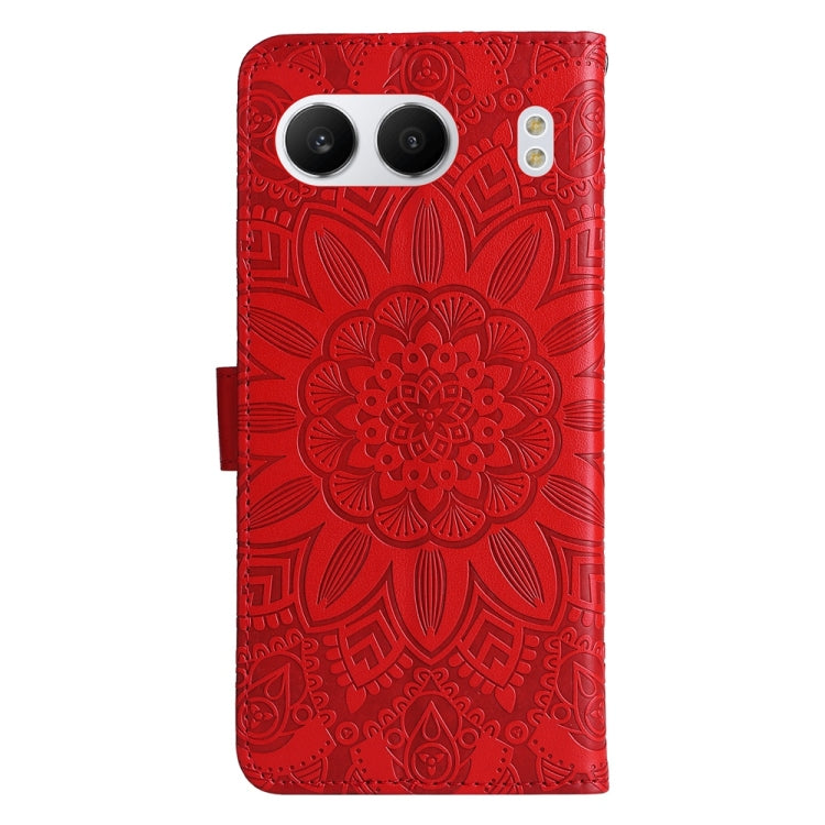 For OnePlus Nord 4 Embossed Sunflower Leather Phone Case