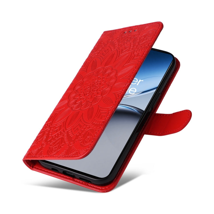 For OnePlus Nord 4 Embossed Sunflower Leather Phone Case