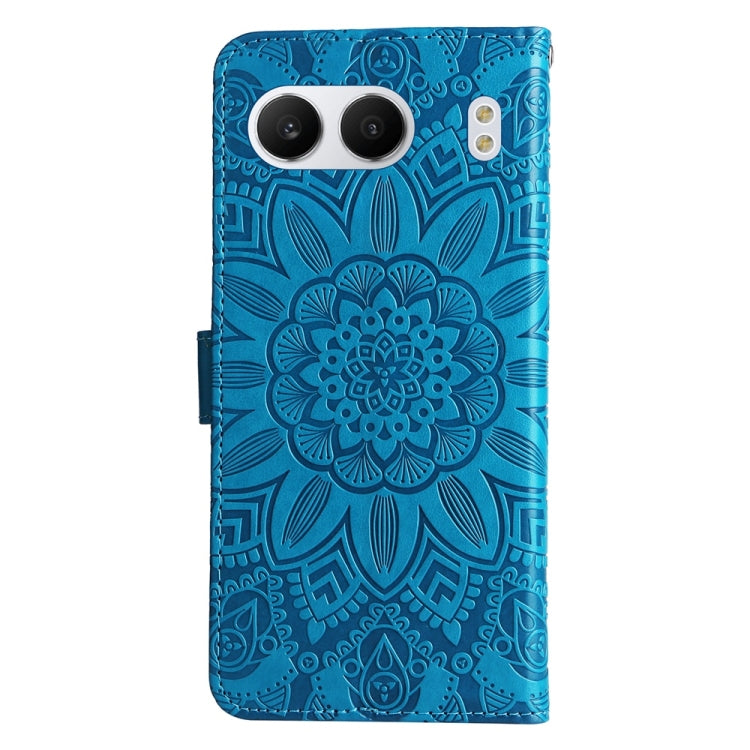For OnePlus Nord 4 Embossed Sunflower Leather Phone Case