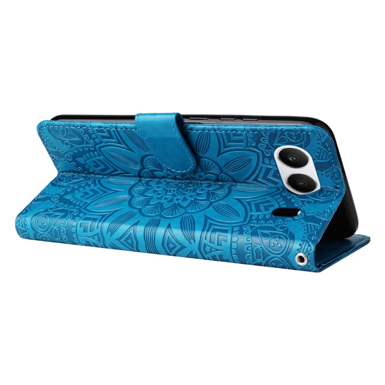 For OnePlus Nord 4 Embossed Sunflower Leather Phone Case