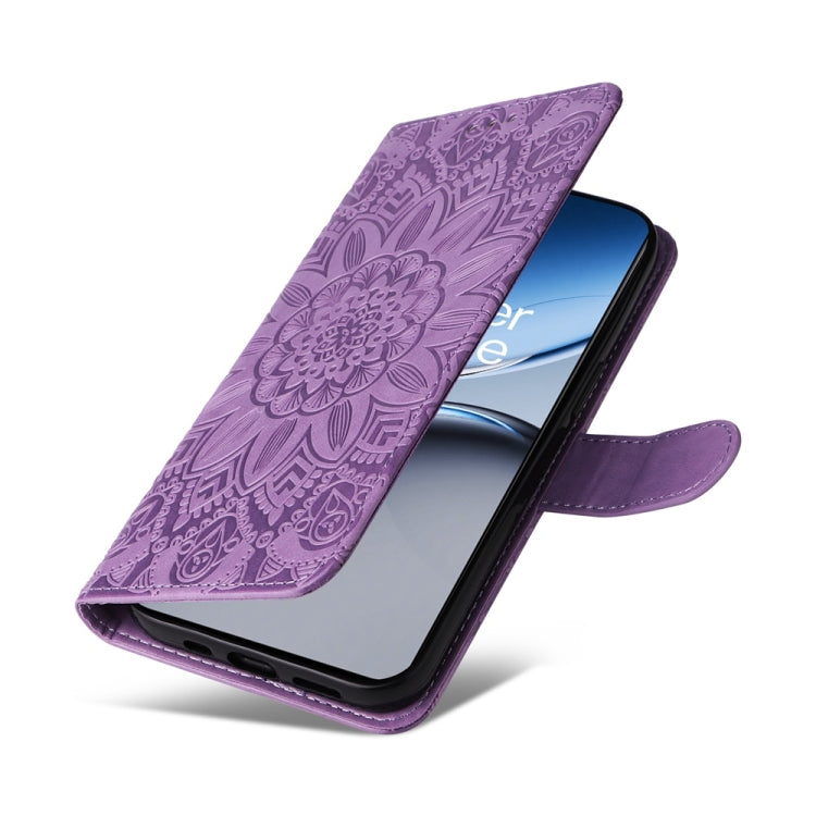 For OnePlus Nord 4 Embossed Sunflower Leather Phone Case