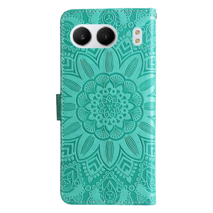 For OnePlus Nord 4 Embossed Sunflower Leather Phone Case
