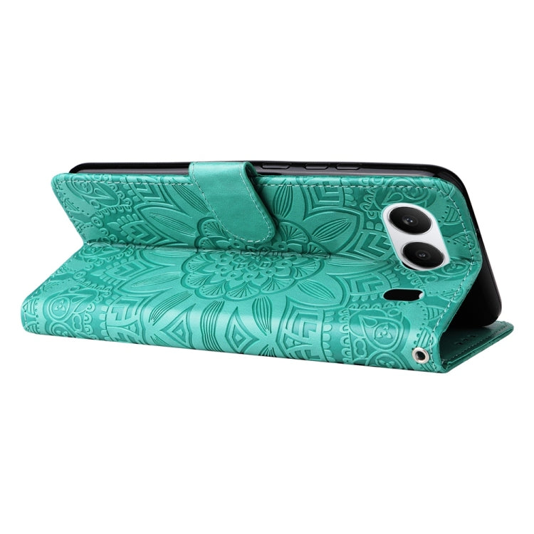 For OnePlus Nord 4 Embossed Sunflower Leather Phone Case