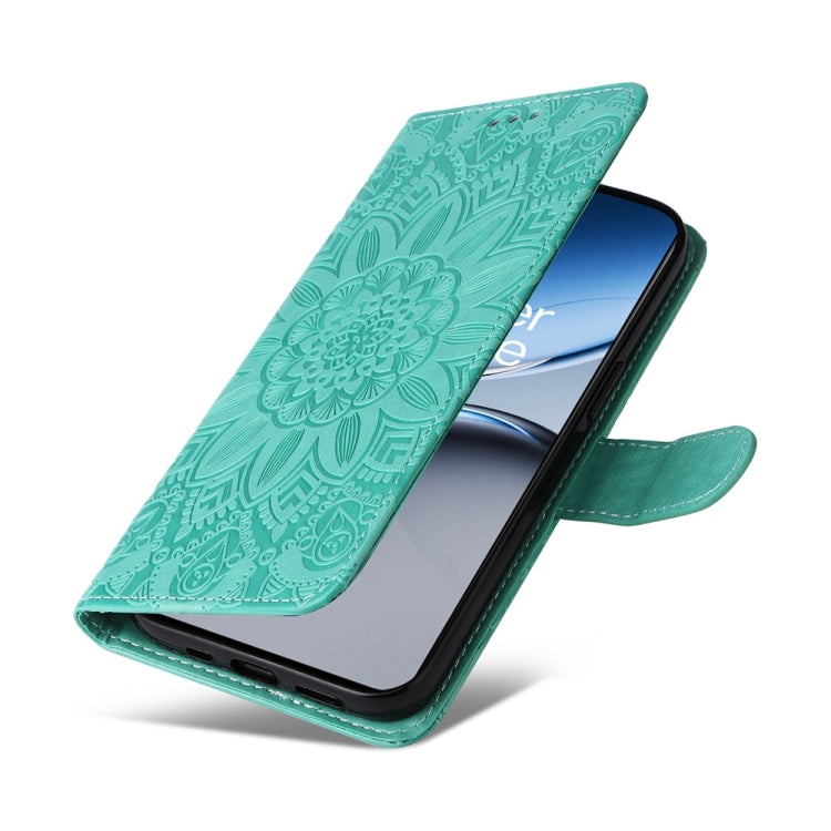 For OnePlus Nord 4 Embossed Sunflower Leather Phone Case