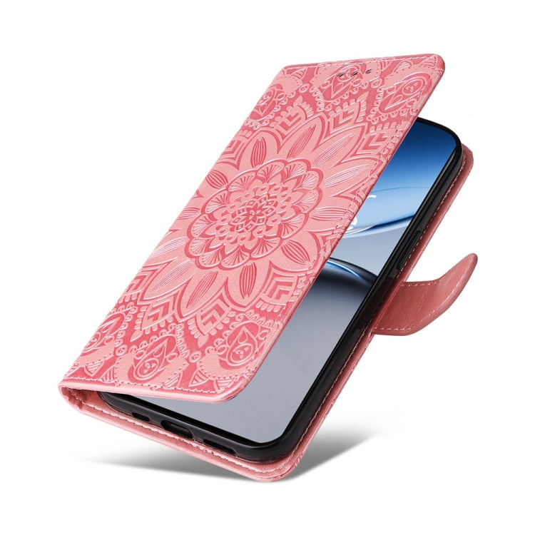 For OnePlus Nord 4 Embossed Sunflower Leather Phone Case