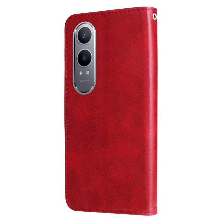 For OnePlus Nord CE4 Lite Fashion Calf Texture Zipper Leather Phone Case