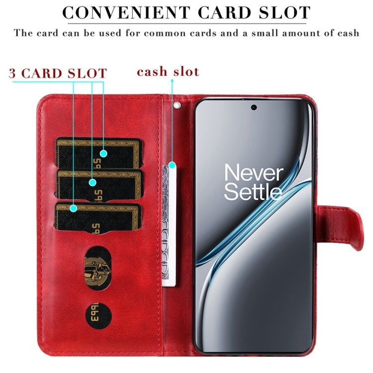 For OnePlus Ace 3 Pro Fashion Calf Texture Zipper Leather Phone Case