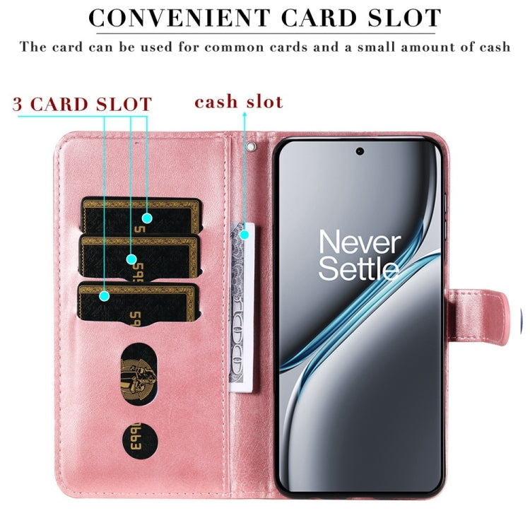 For OnePlus Ace 3 Pro Fashion Calf Texture Zipper Leather Phone Case