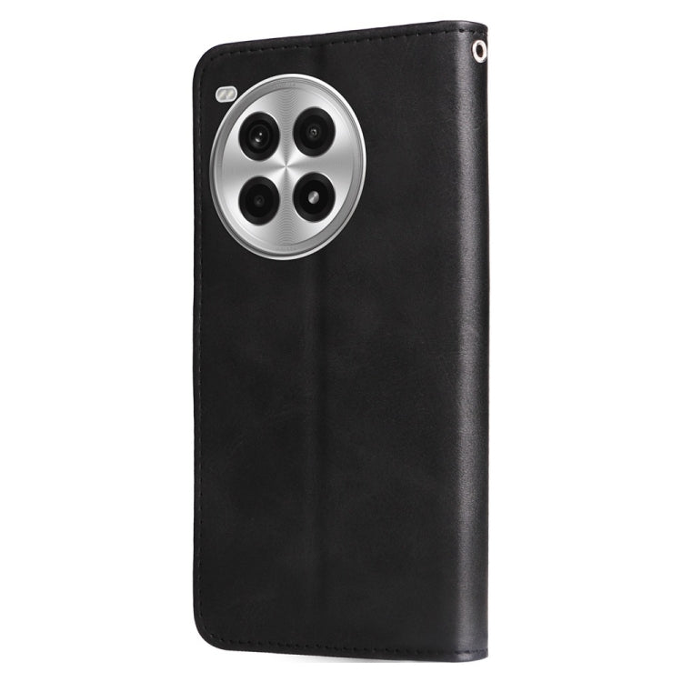 For OnePlus Ace 3 Pro Fashion Calf Texture Zipper Leather Phone Case