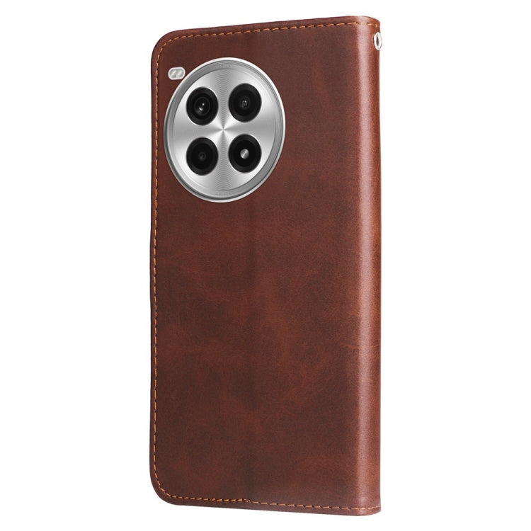 For OnePlus Ace 3 Pro Fashion Calf Texture Zipper Leather Phone Case