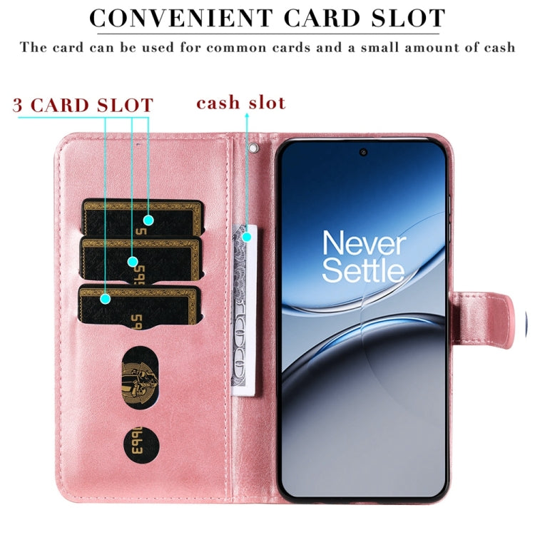 For OnePlus Nord 4 Fashion Calf Texture Zipper Leather Phone Case