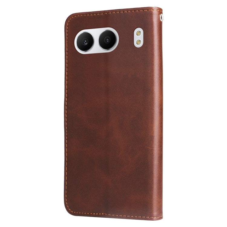 For OnePlus Nord 4 Fashion Calf Texture Zipper Leather Phone Case