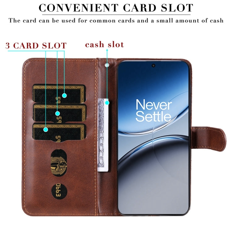 For OnePlus Nord 4 Fashion Calf Texture Zipper Leather Phone Case