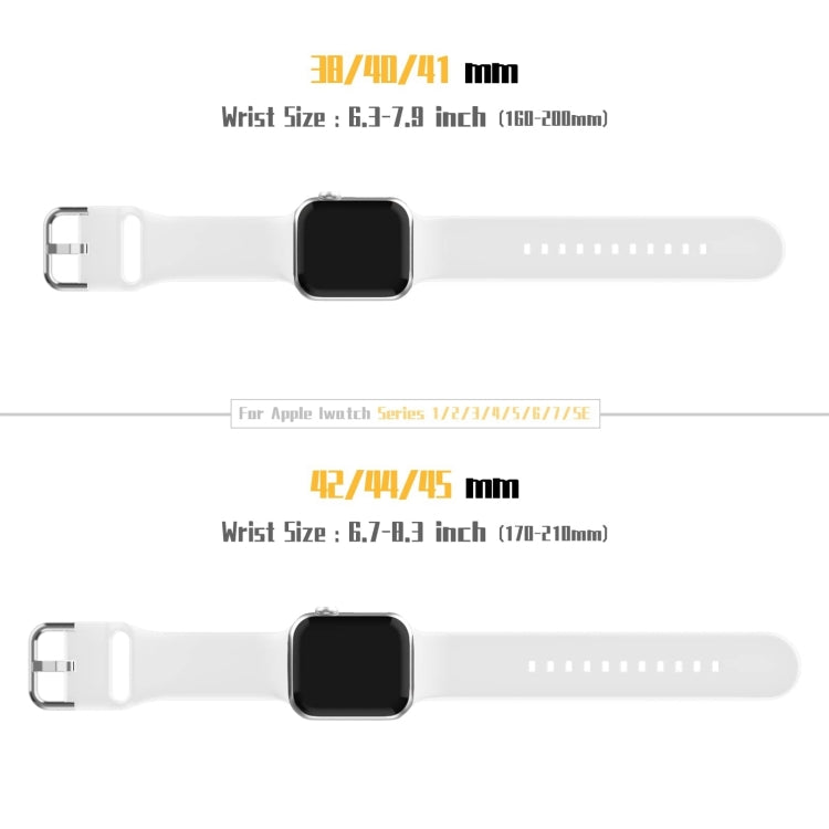 For Apple Watch Series 10 46mm Pin Buckle Silicone Watch Band