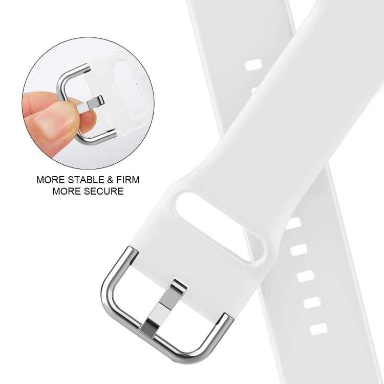 For Apple Watch Series 10 46mm Pin Buckle Silicone Watch Band